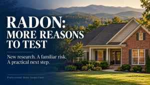 Home Inspector Kingsport TN | Trusted by Johnson City and Tri-Cities Homeowners 11 Radon Testing Tri Cities TN