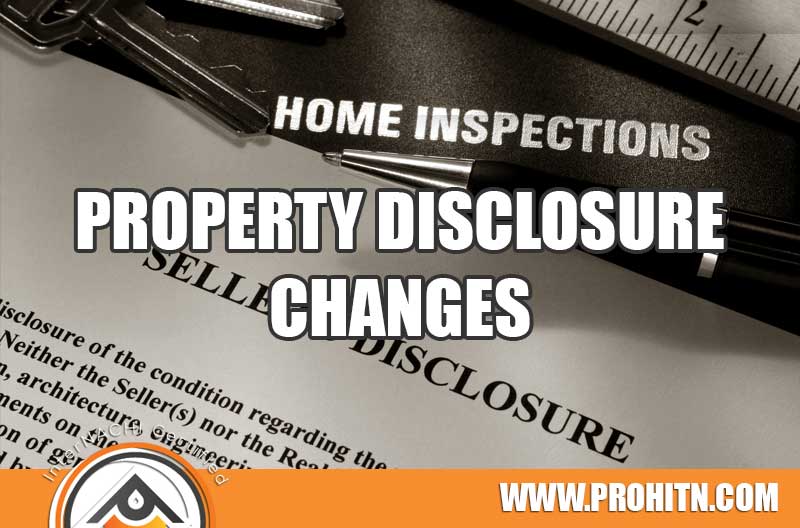 property disclosure changes